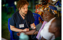 KCU medical student Mason Tuttle in Kenya